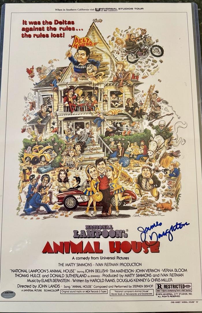 James Daughton Signed 11x17 Photo (National Lampoons Animal House) - Schwartz COA #01